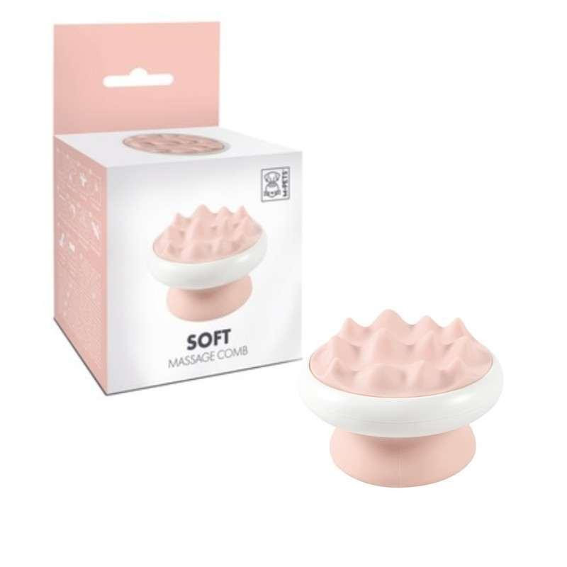 M-Pets (м-Петс) Soft Massage Comb - Щітка-масажер для купання собак та котів 8х5,4 см (10121799) - зображення 1