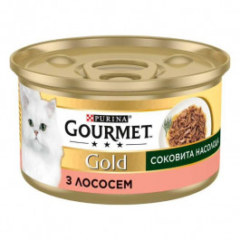   Gourmet Gold Соковита насолода з лососем 85 г 24 шт