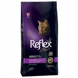   Reflex Plus Adult Cat Gourmet Chicken 15 кг RFX-405