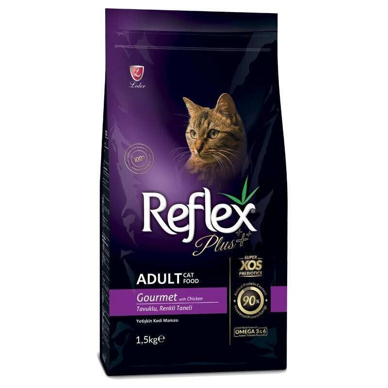 Reflex Plus Adult Cat Gourmet Chicken 1,5 кг RFX-305 - зображення 1