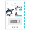 Wibrand 8 GB Shark Silver USB 2.0 (WI2.0/SH8U4S) - зображення 2