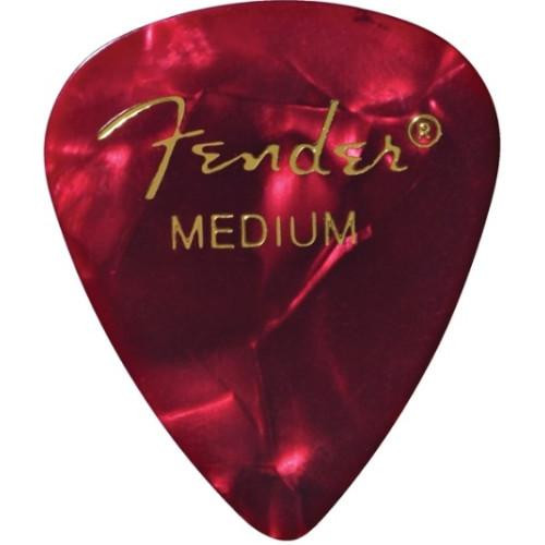 Fender 351 Shape Premium Picks Red Moto Medium (982351309) - зображення 1