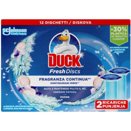   Duck Диски туалетні  Морська свіжість в змінному блоці 2 шт. 0,072 л 1134639 (5000204593280)