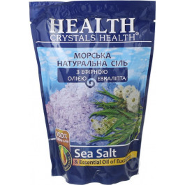   Crystals Health Соль для ванны  с эфирным маслом эвкалипта 500 г (4820106490248)