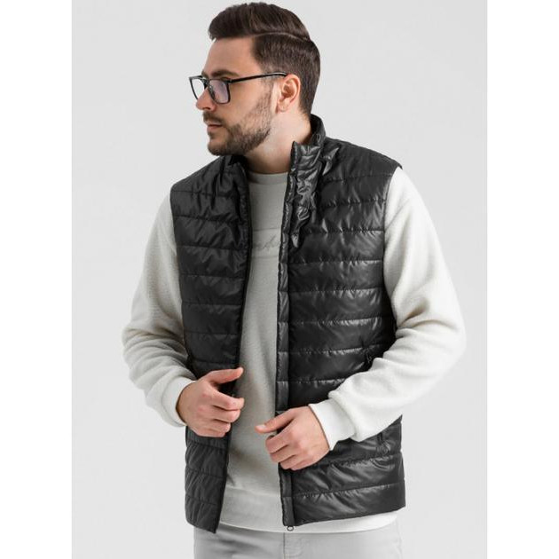 Sun's House Жилет  Gilet M Чорний (SH4820471150334) - зображення 1