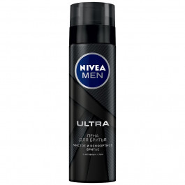   Nivea Пена для бритья  Men Ultra с активным углем 200мл (4005900497574)