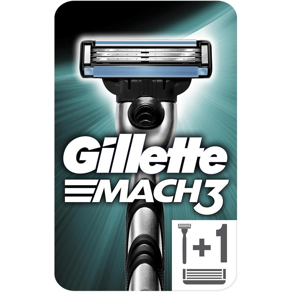 Gillette Бритва  Mach 3 с 2 сменными картриджами (7702018020706) - зображення 1