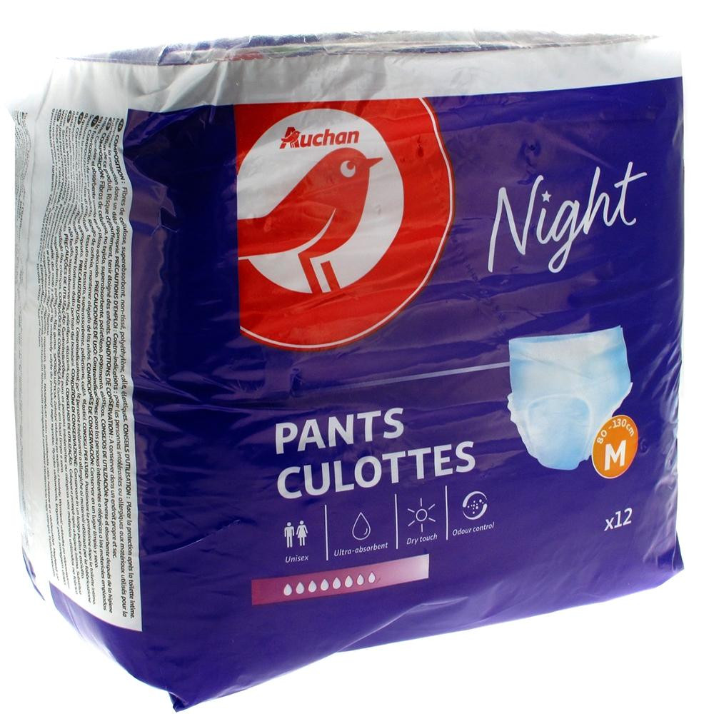 Auchan Підгузки-труси для дорослих  Night M, 12 шт. - зображення 1