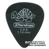 Dunlop 488P1.14 Tortex Pitch Black Standart Guitar Pick 1.14 mm (12 шт.) - зображення 1