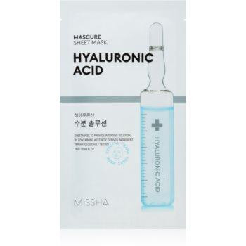 Missha Mascure Hyaluronic Acid зволожувальнакосметична марлева маска 28 мл - зображення 1