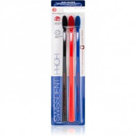   Swissdent Profi Colours зубні щітки 3 шт м'яка - середньої жорсткості black, red, blue 3 кс