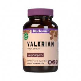   Bluebonnet Nutrition Натуральная добавка  Valerian Root Extract, 60 капсул