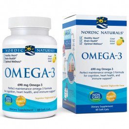   Nordic Naturals Жирные кислоты Nordic Naturals Omega-3, 60 капсул