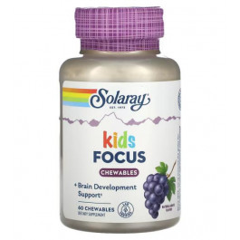   Solaray Kids Focus Chewables (60 жув табл) - Виноград