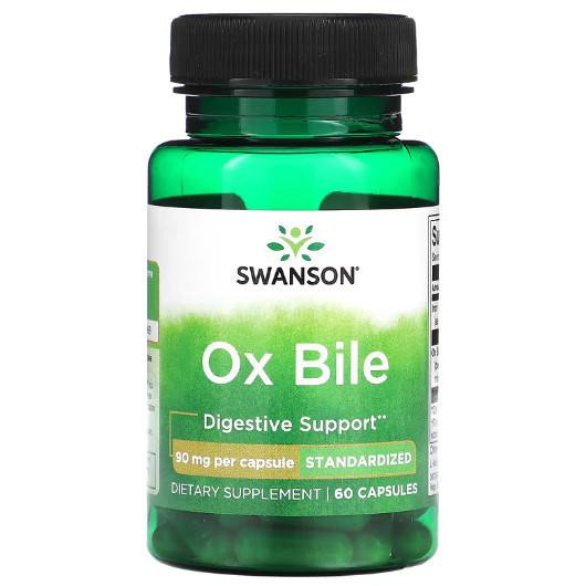 Swanson Ox Bile 90 mg 60 Caps - зображення 1