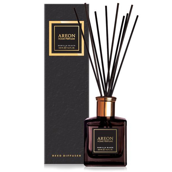 AREON Аромадифузор  Home Perfume Vanilla Black Чорна Ваніль PSB03 150мл - зображення 1