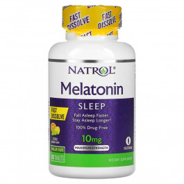   Natrol БАД Мелатонін, цитрусовий пунш, Melatonin, Natrol, 10 мг, 100 таблеток