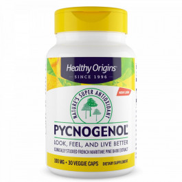   Healthy Origins БАД Пікногенол, Pycnogenol, Healthy Origins, 100 мг, 30 кап.