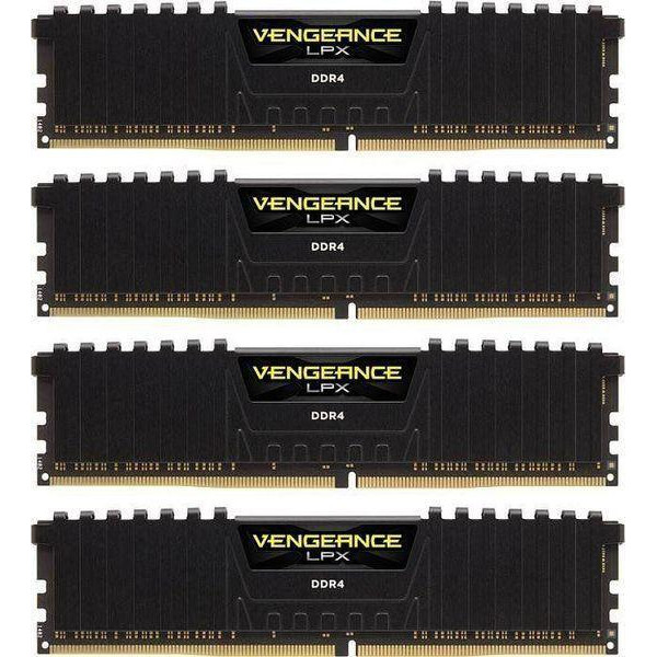 Corsair 64 GB (4x16GB) DDR4 3200 MHz Vengeance LPX (CMK64GX4M4E3200C16) - зображення 1