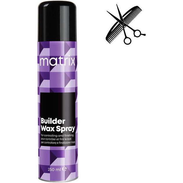 Matrix Професійний фінішний віск-спрей  Styling Builder Wax Spray для контролю та моделювання зачіски 250 м - зображення 1