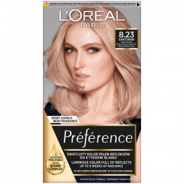   L'Oreal Paris Стійка фарба для волосся  Preference 8.23 Santorini Medium Rose Gold 174 мл