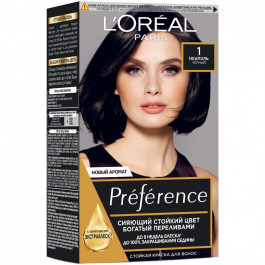   L'Oreal Paris Стійка фарба для волосся  Preference 1.0 Napoli Black 174 мл