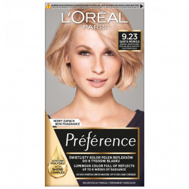   L'Oreal Paris Стійка фарба для волосся  Preference 9.23 Santa Monica Light Rose Gold 174 мл