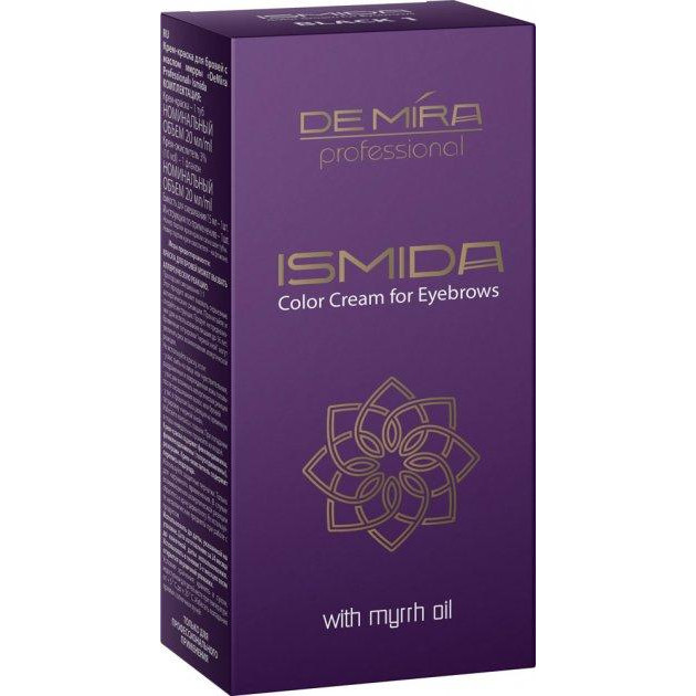 DeMira Professional Професійна крем-фарба для брів  Ismida Графіт 3 20 мл (4820197009718) - зображення 1