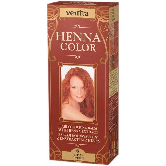 Venita Фарбувальний трав'яний бальзам  Henna Color 6 Тіціан 50 мл (5902101710275) - зображення 1