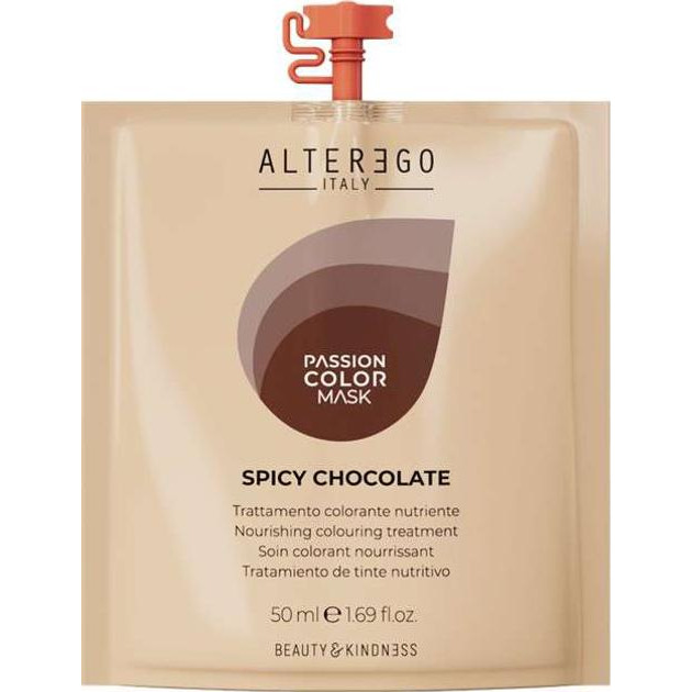 Alter Ego Відтінкова маска для волосся  Passion Color Mask Spicy Chocolate 50 мл (8008277461717) - зображення 1