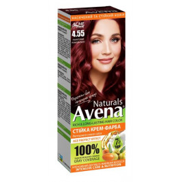   AVENA Стійка крем-фарба для волосся  Naturals 4.55 Pomegranate 115 мл (4823115503244)