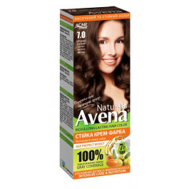   AVENA Стійка крем-фарба для волосся  Naturals 7.0 Medium Brown 115 мл (4823115503114)