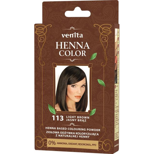 Venita Фарбуючий порошок на основі хни  Henna color Powder №113 25 г (5902101511483) - зображення 1