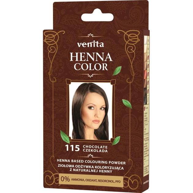 Venita Фарбуючий порошок на основі хни  Henna color Powder №115 25 г (5902101511490) - зображення 1