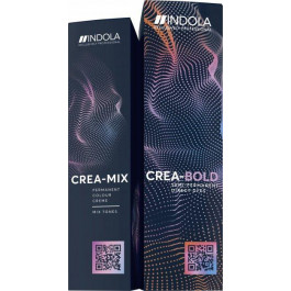   INDOLA Перманентний фарбуючий крем  Crea-Mix 0.00 Прозорий 60 мл (4045787934182)