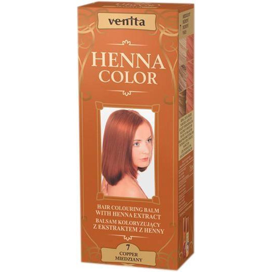 Venita Фарбувальний трав'яний бальзам  Henna Color 7 Мідь 50 мл (5902101710282) - зображення 1