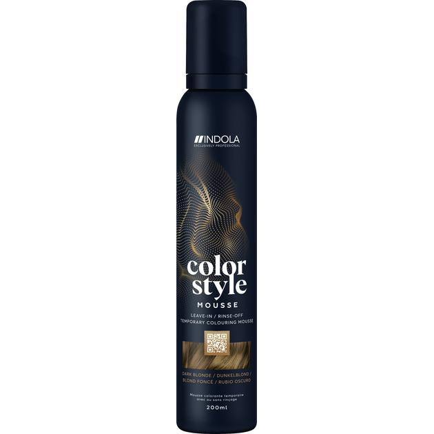 INDOLA Семіперманентний відтінковий мус  Color Style Mousse Dark Blonde 200 мл (4067971003221) - зображення 1