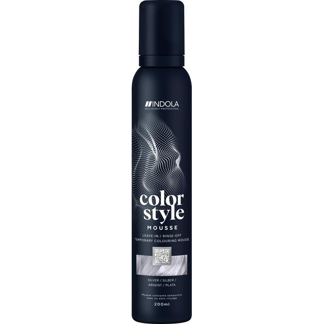 INDOLA Семіперманентний відтіночний мус  Color Style Mousse Silver 200 мл (4067971003061) - зображення 1