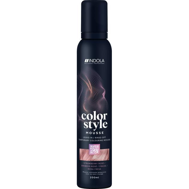 INDOLA Семіперманентний відтіночний мус  Color Style Mousse Strawberry Rose 200 мл (4067971003306) - зображення 1