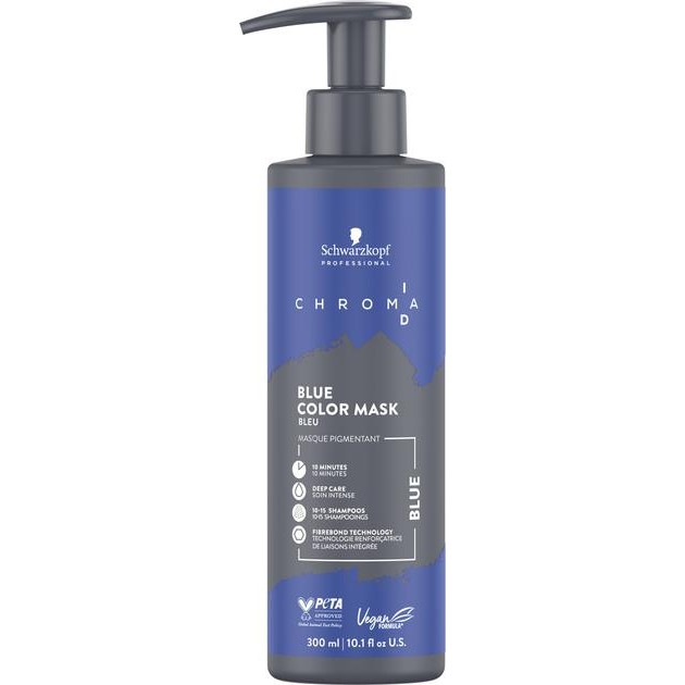 Schwarzkopf Тонуюча маска для волосся  Chroma ID Bonding Color Mask Blue 300 мл (4045787983210) - зображення 1