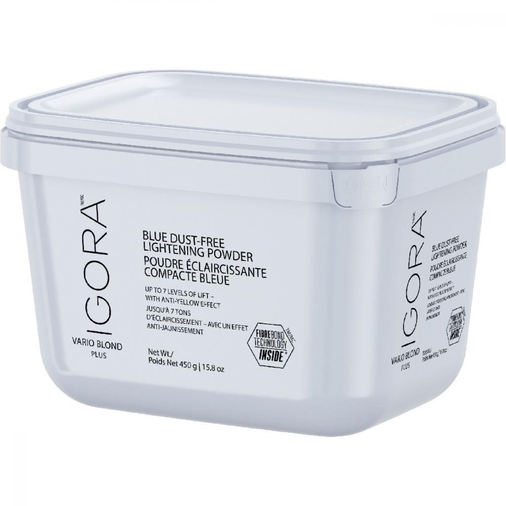 Schwarzkopf Висвітлюючий порошок  IGORA Vario Blond Powder Lightener Plus Блакитний 450 г (4045787980493) - зображення 1