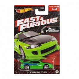   Hot Wheels 95 Mitsubishi Eclipse Fast & Furious 1:64 HNR91 Lime