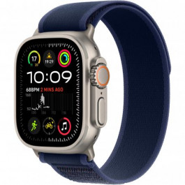   Apple Watch Ultra 2 GPS + Cellular 49mm Natural Titan. Case w. Blue Trail Loop - S/M (MX4J3)