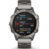 Garmin Fenix 6 Pro Sapphire Titanium with Vented Titanium Bracelet (010-02158-23) - зображення 6