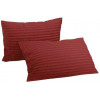 LightHouse Набір наволочок  Sateen Stripe Red Wine 50х70 см 2 шт (2200000603876) - зображення 1