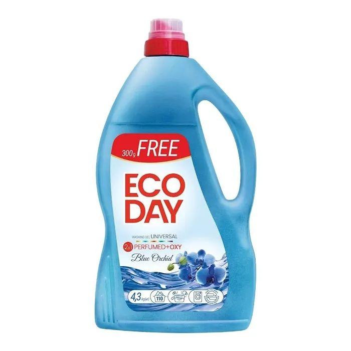 Oniks Гель  Eco Day для прання 4.3 кг універсальний Blue Orchid (4820191761056) - зображення 1