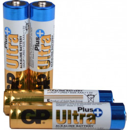   GP Batteries AAA bat Alkaline 4шт Ultra Plus (GP24AUP-U4)