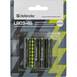   Defender AAA bat Alkaline 4шт (56002)