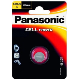   Panasonic CR-1620 bat(3B) Lithium 1шт (CR-1620EL/1B)