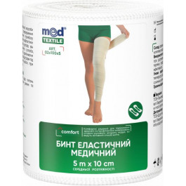   Med textile Бинт еластичний медичний  середньої розтяжності 5 м x 10 см